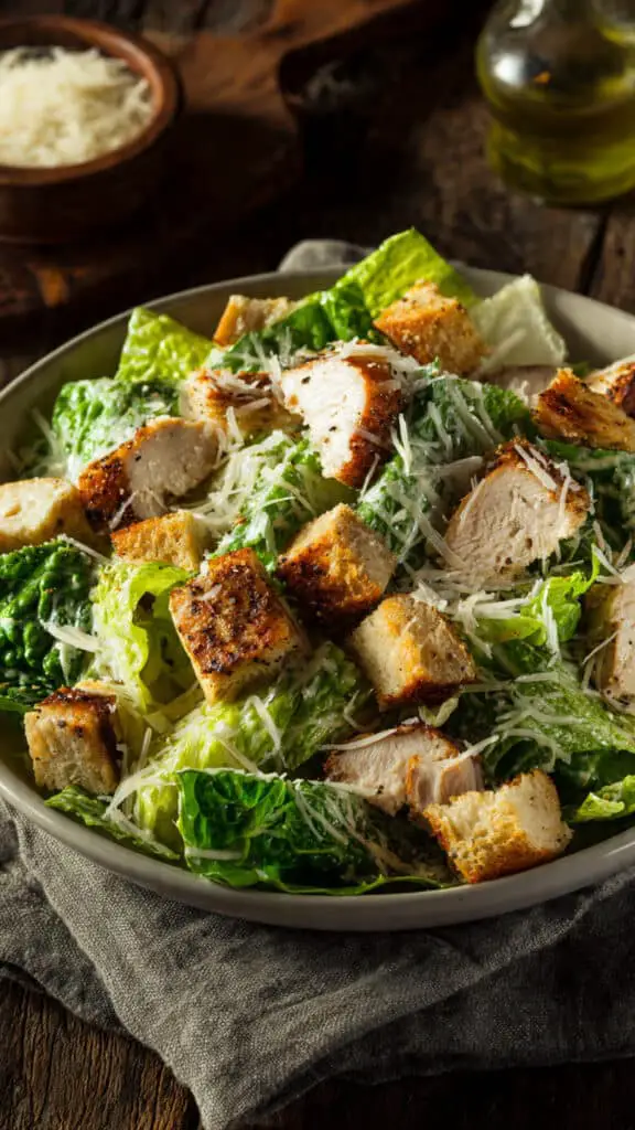 Healthy & Delicious Turkey Caesar Salad