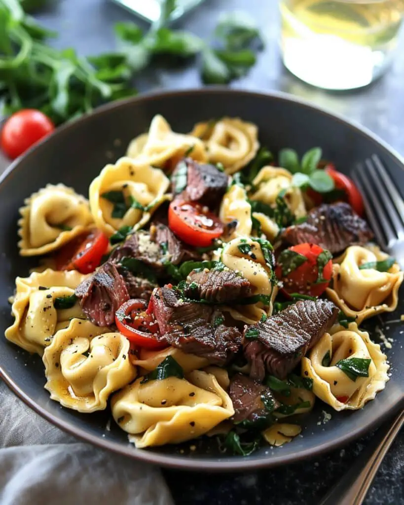 Garlic Steak Tortellini
