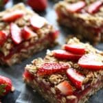 Healthy Strawberry Oatmeal Bars
