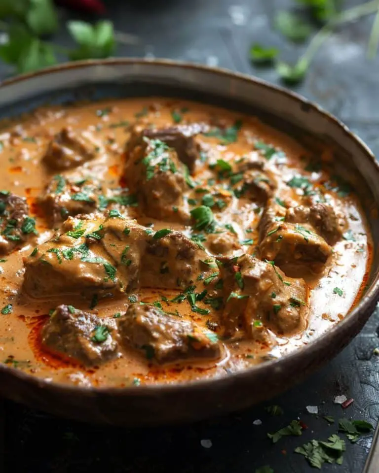 Beef in Creamy Paprika Sauce
