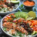 Chipotle Salmon Bowls
