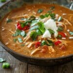 Creamy Chicken Enchilada Soup For Dinner