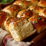 Soft & Fluffy Cottage Cheese Garlic Rolls