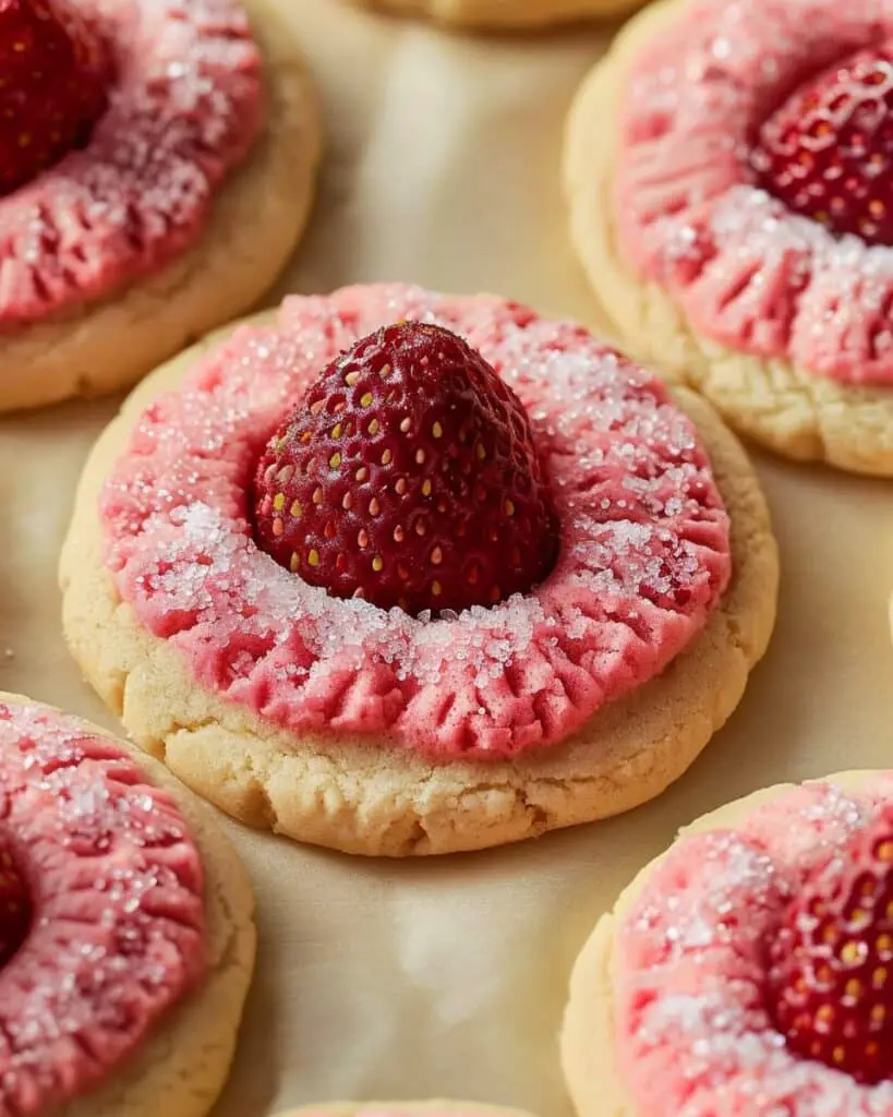 Strawberry Kiss Cookies