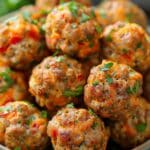 Spicy Rotel Cream Cheese Sausage Balls
