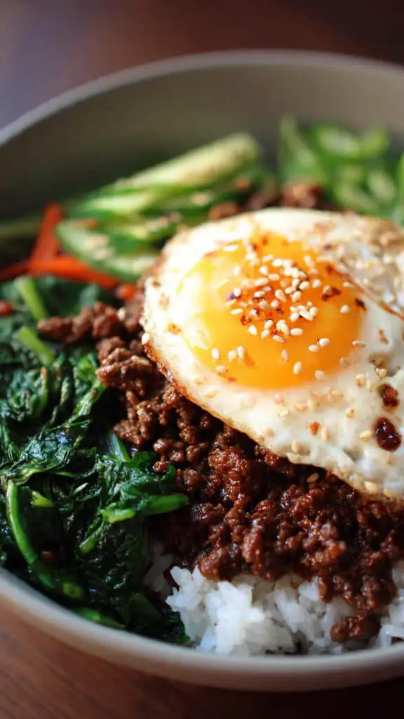 Quick & Easy Korean Ground Beef Bowl