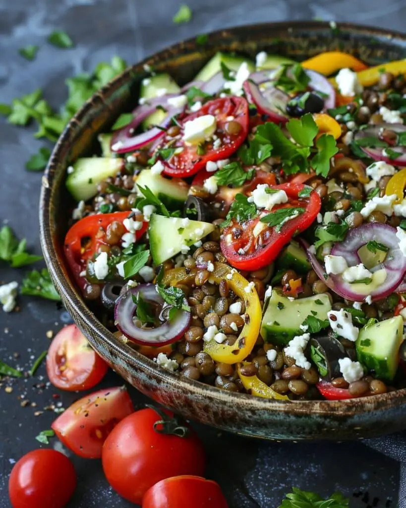 Mediterranean Lentil Salad