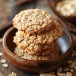 5-Ingredient Peanut Butter Oatmeal Cookies