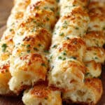 Homemade Cheesy Garlic Breadsticks