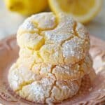 Lemon Crinkle Cookies
