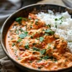 Creamy Paprika Chicken with Rice