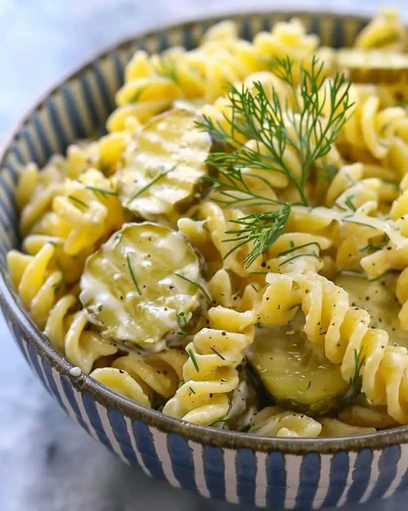 Mouthwatering Dill Pickle Pasta Salad