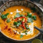 Simple Thai Coconut Red Lentil Soup
