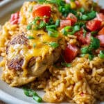 One-Pot Cheesy Southwest Chicken and Rice