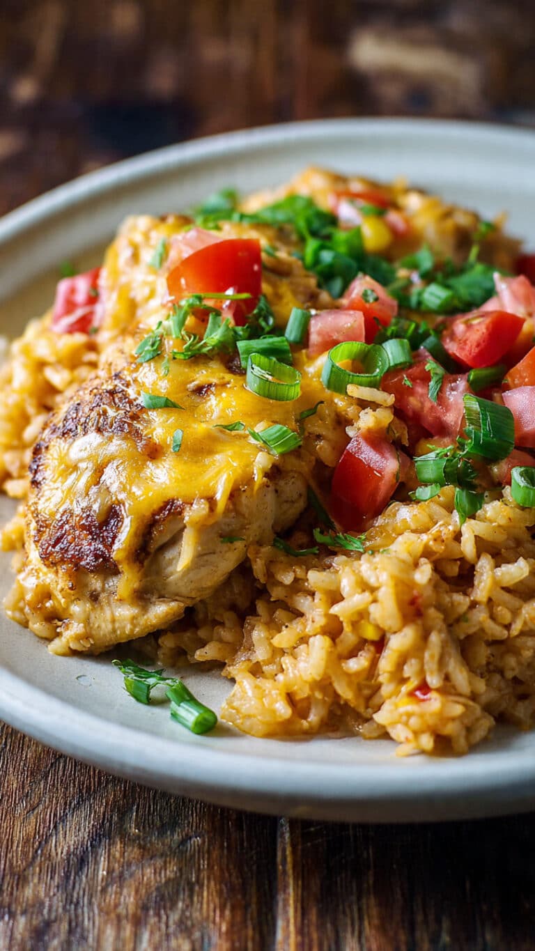 One-Pot Cheesy Southwest Chicken and Rice