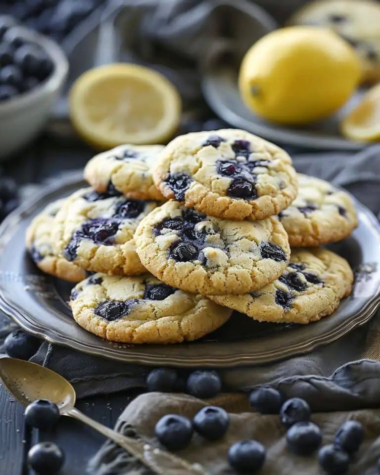 Irresistible Lemon Blueberry Cookies