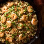 Shrimp Dirty Rice Skillet