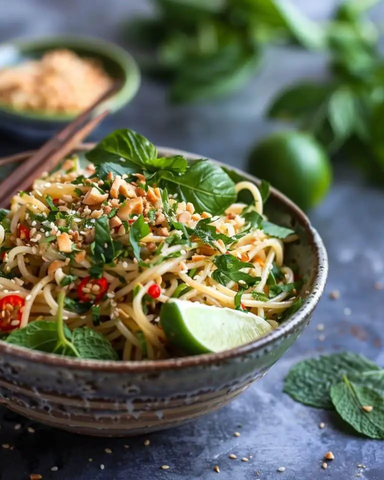 Protein Packed Thai Pasta Salad