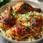 Spicy Maple Chicken With Coconut Rice