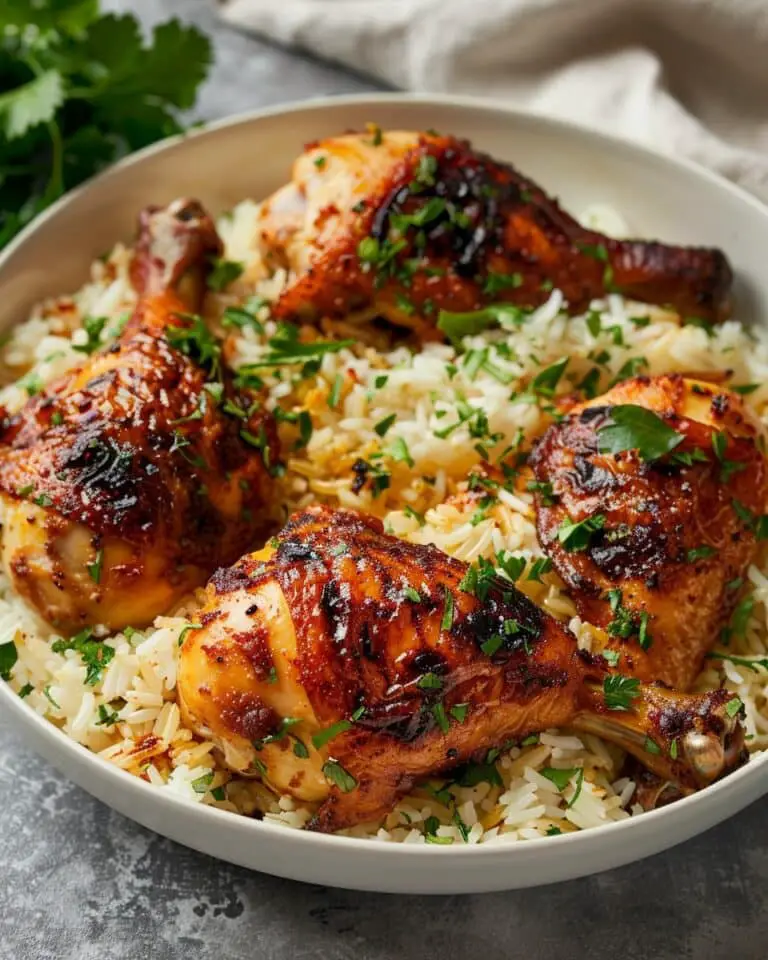 Spicy Maple Chicken With Coconut Rice