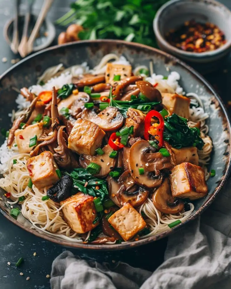 Mushroom and Tofu Stir-Fry