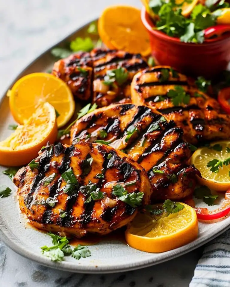Key West Grilled Chicken with Tropical Citrus Marinade