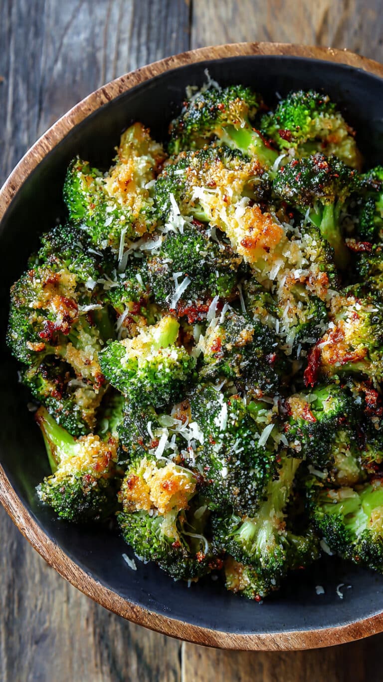 Copycat Longhorn Garlic Parmesan Broccoli