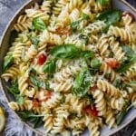 Basil Lemon Pasta Salad