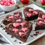 Heart Shaped Brownies