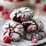 Chocolate Raspberry Crinkles