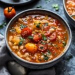 Creamy Vegan Tomato White Bean Stew