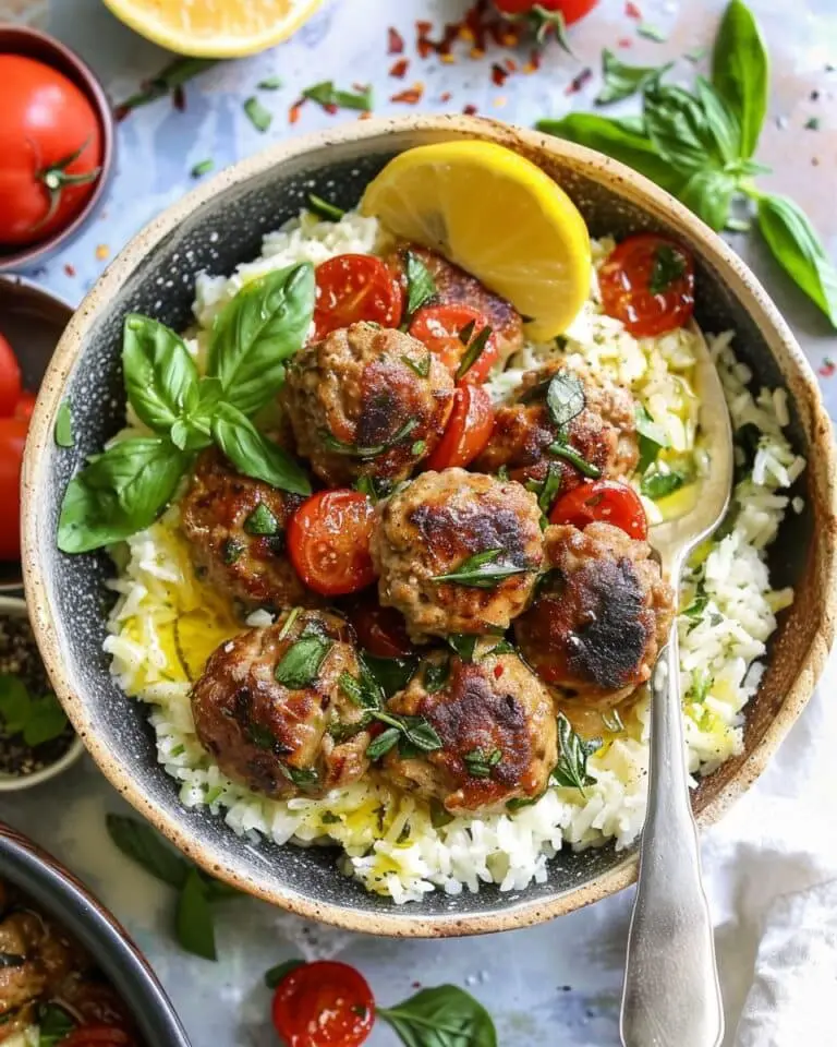 Greek Meatballs in Lemon Sauce
