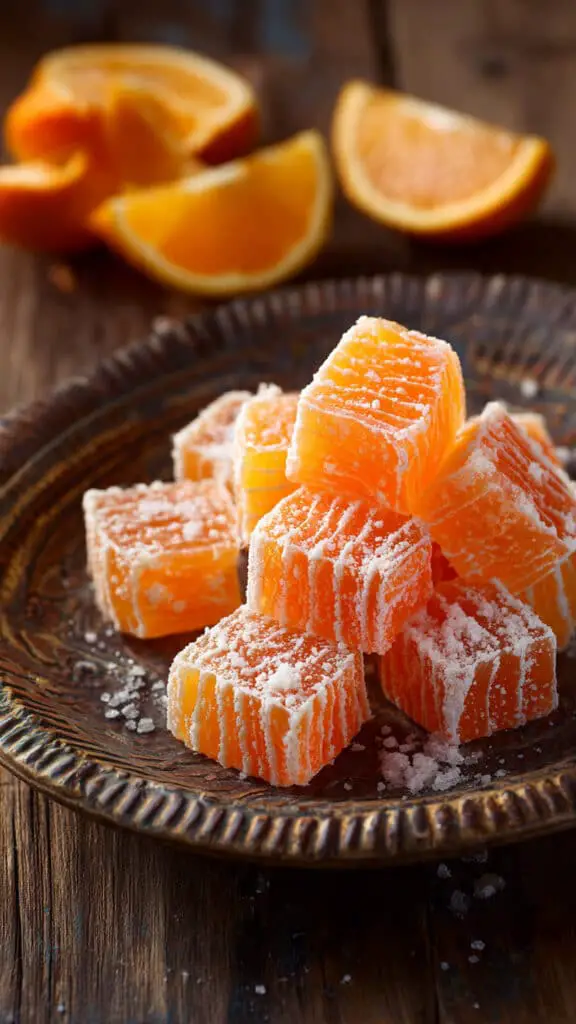 Homemade Orange Candy