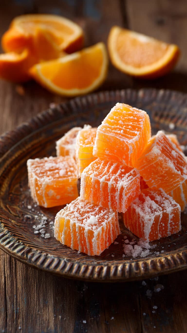 Homemade Orange Candy