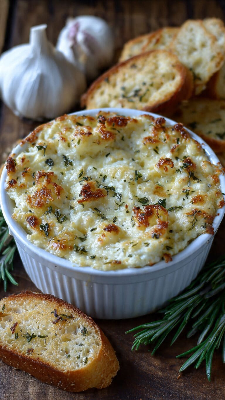 Baked Garlic Bread Dip