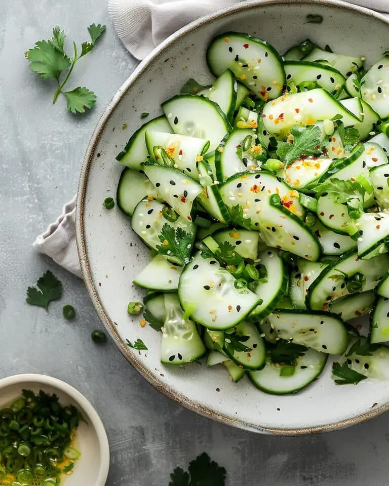 Easy California Roll Cucumber Salad