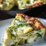 Easy Artichoke Leek Frittata Recipe