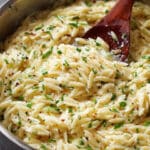 Creamy Garlic Parmesan Orzo