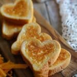 Mini Grilled Cheese Hearts