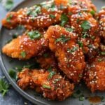 Baked Crunchy Hot Honey Chicken