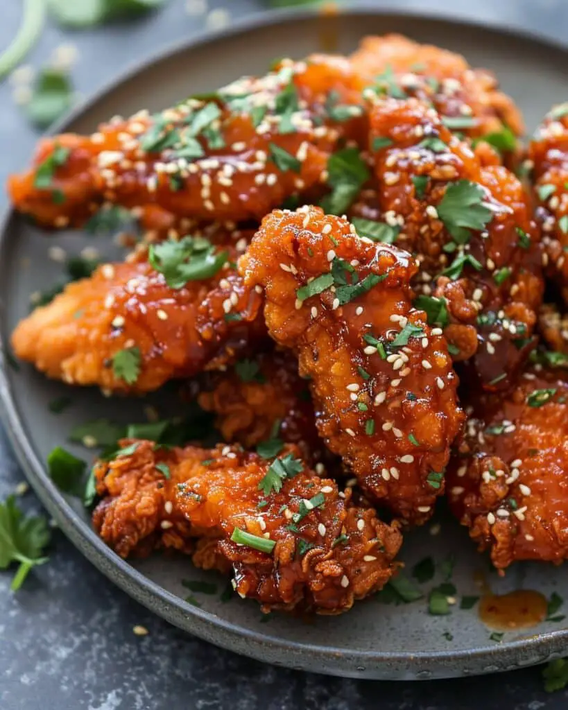 Baked Crunchy Hot Honey Chicken