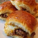 Garlic Butter Beef Cheeseburger Rollups