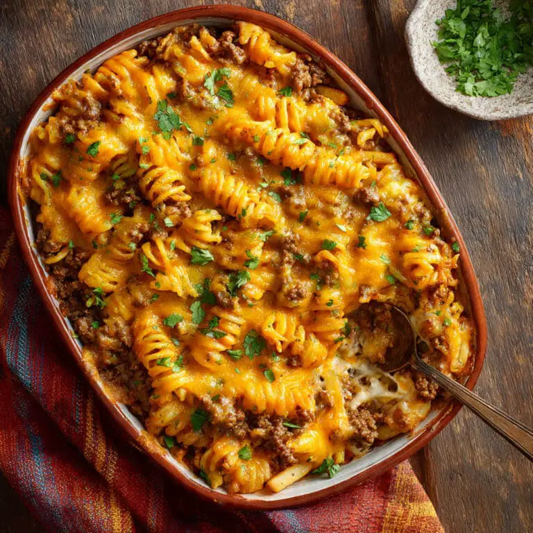 Best Cheeseburger French Fry Casserole
