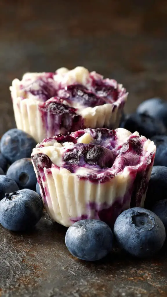 Blueberry Swirl Yogurt Bites