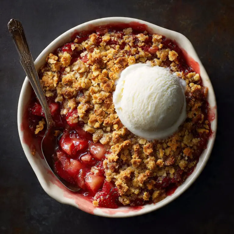 Strawberry Rhubarb Crisp
