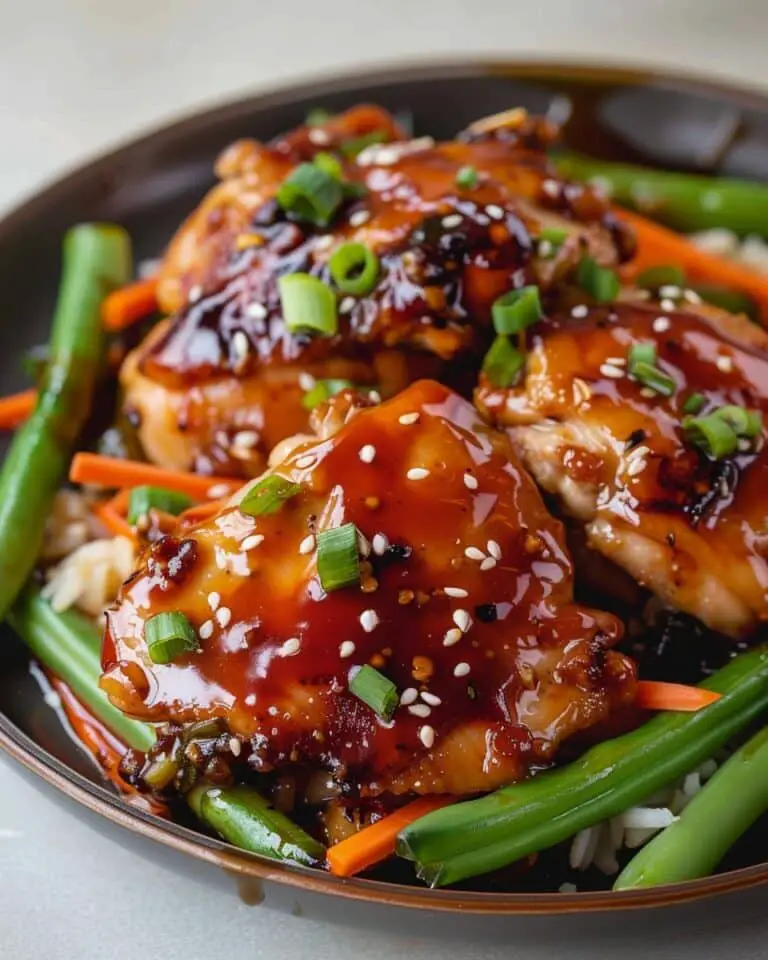 Teriyaki Glazed Chicken Thighs