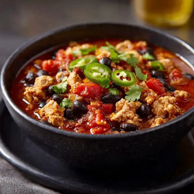 Chipotle Turkey Chili with Black Beans