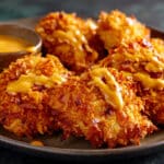 Crispy Coconut Cornflake Chicken with Bang Bang Sauce