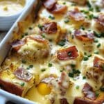 Eggs Benedict Casserole with Hollandaise Sauce