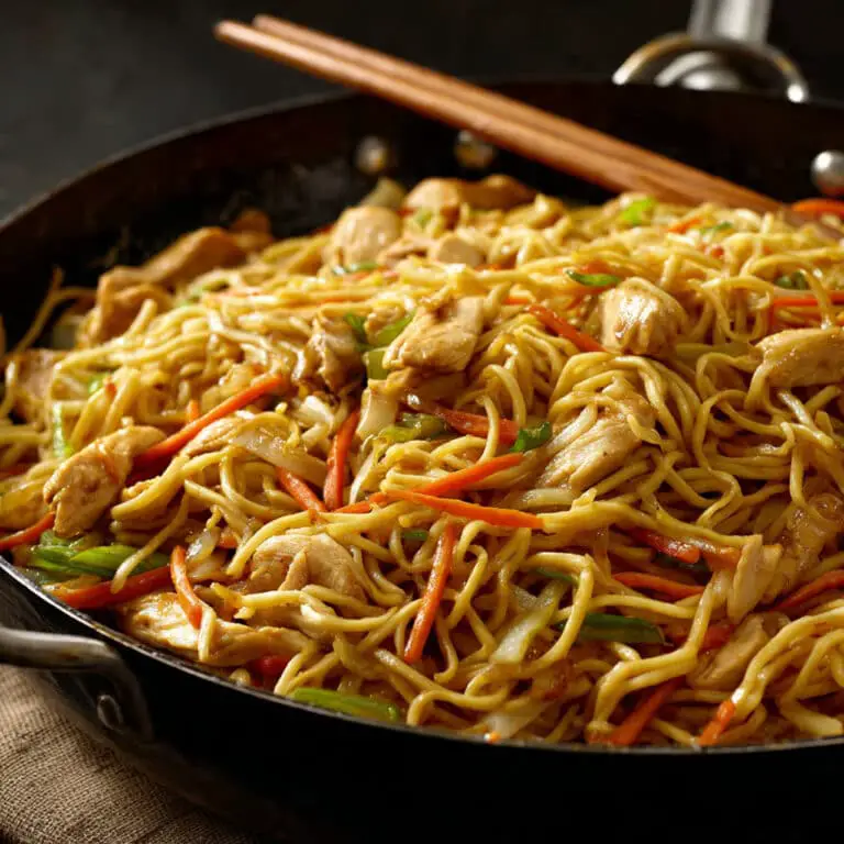 Chicken Chow Mein with the Best Chow Mein Sauce